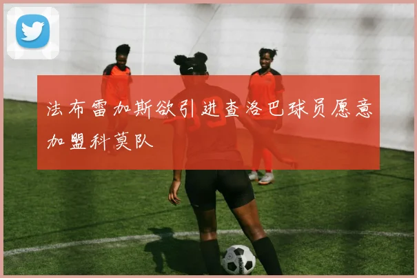 法布雷加斯欲引进查洛巴球员愿意加盟科莫队